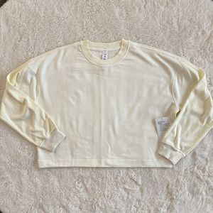 ❤️ Lululemon Modal Fleece Pullover Lemon Sorbet NWT